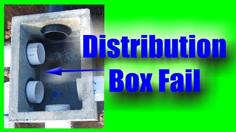 distribution box d-box purpose|septic system distribution box.